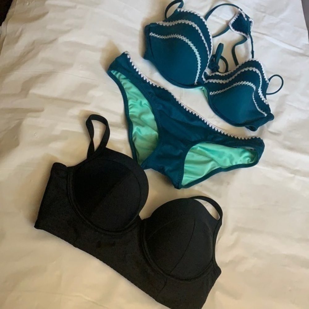 Shade Shore, Bikini, and Black bathing suit top